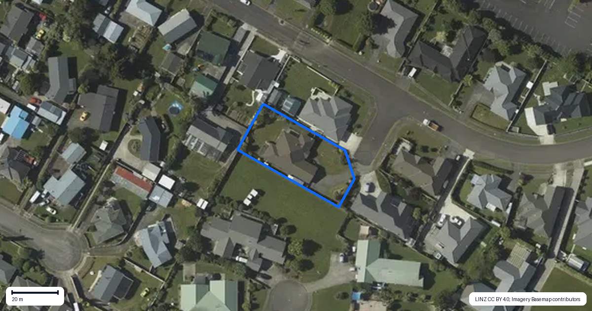 Property context map for 14A Weld Street, Levin