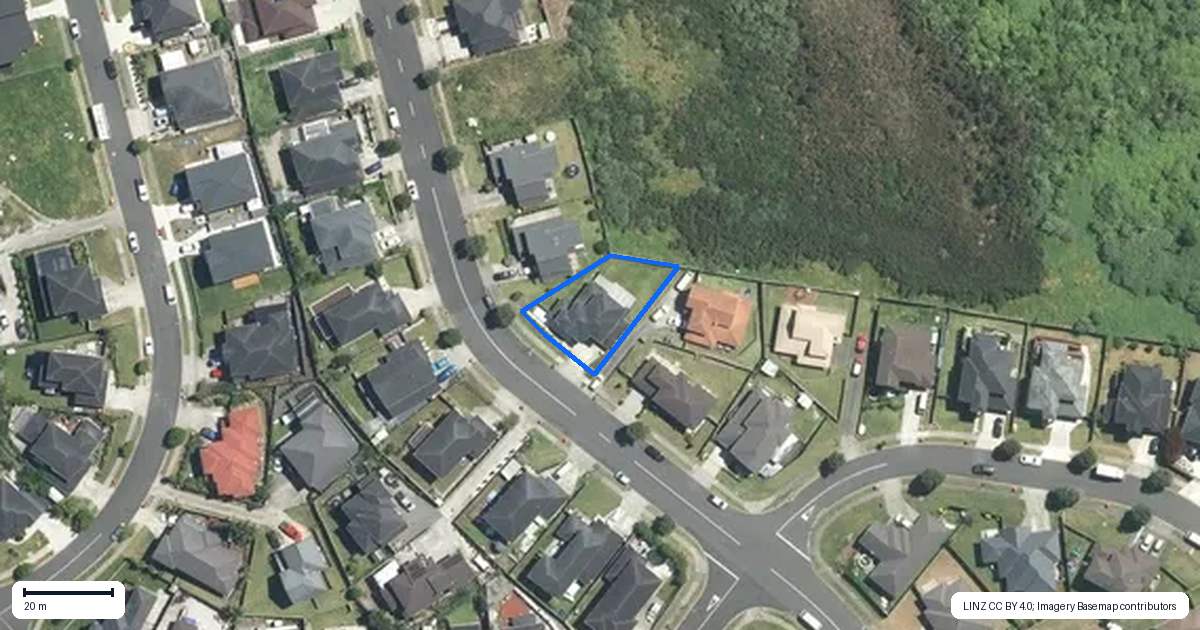 Property context map for 87 Keri Vista Rise, Papakura