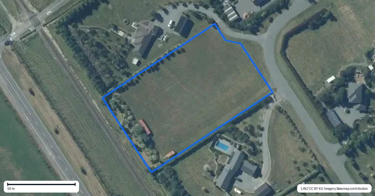 Property context map for 29 McHugh Crescent, Darfield