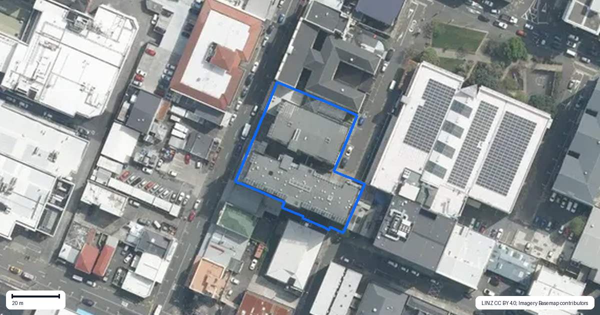 Property context map for 886/233 Cuba Street, Te Aro, Wellington