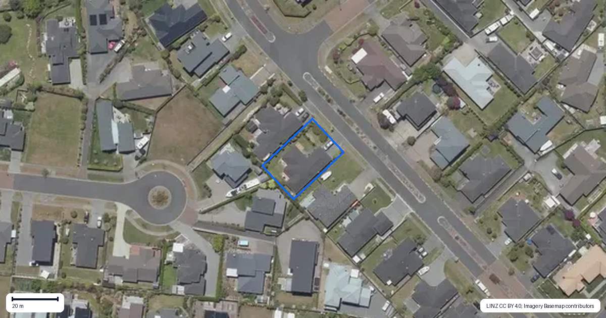 Property context map for 13 Ernest Kemp Rise, Wharewaka, Taupo