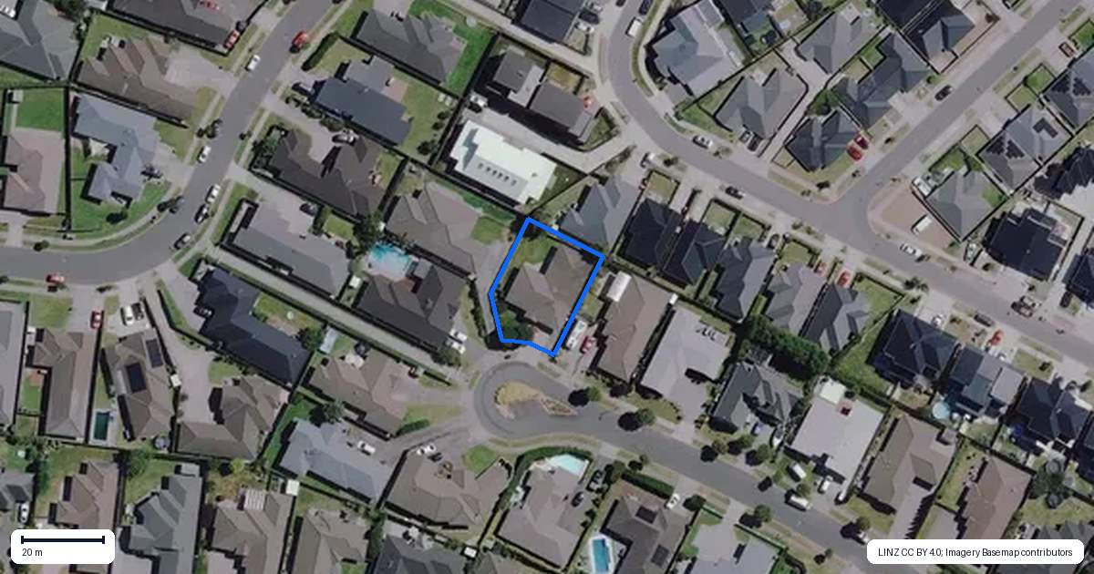 Property context map for 20 Mercury Court, Rototuna North, Hamilton