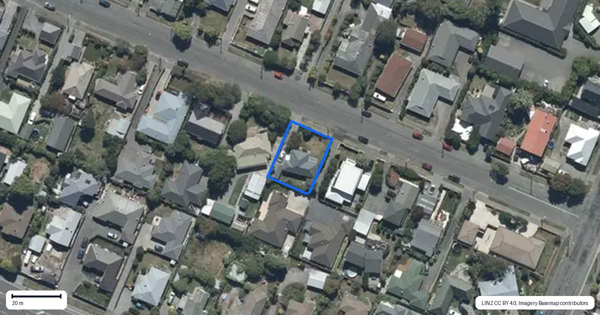 Property context map for 22 Dinton Street, Russley, Christchurch