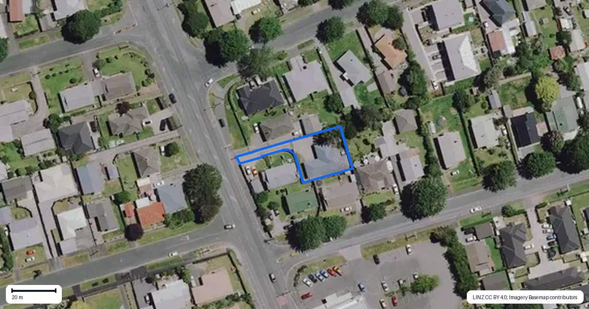 Property context map for 1042A Heaphy Terrace, Fairfield, Hamilton