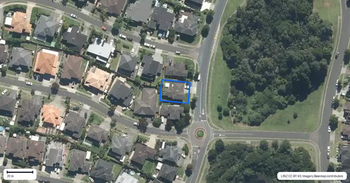 Property context map for 20 Mission Heights Drive, Flat Bush, Auckland