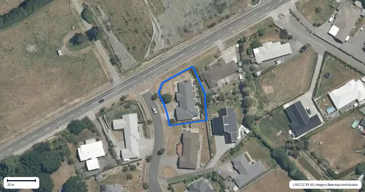 Property context map for 106 Mt Herbert Road, Waipukurau
