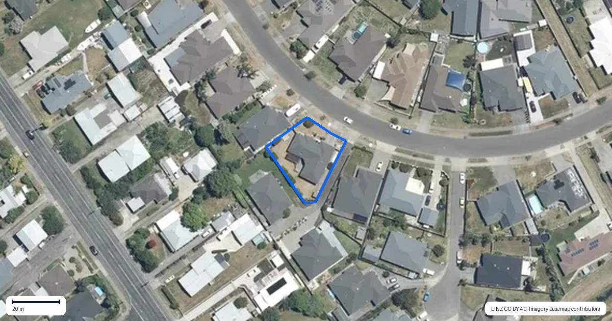 Property context map for 101 Northwood Avenue, Mahora, Hastings