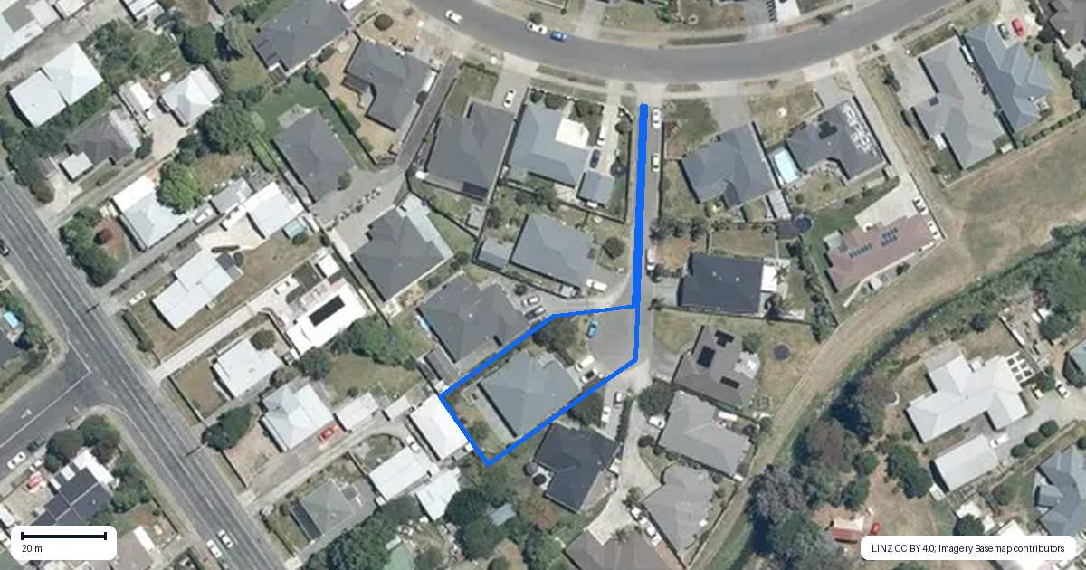 Property context map for 87 Northwood Avenue, Mahora, Hastings