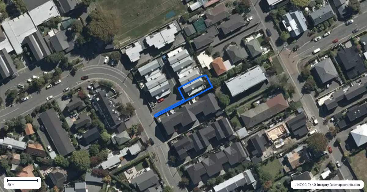 Property context map for 26 Rhodes Street, Merivale, Christchurch