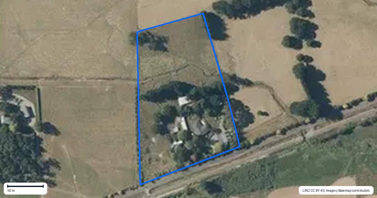 Property context map for 71 Railway Road, Dalefield, Carterton