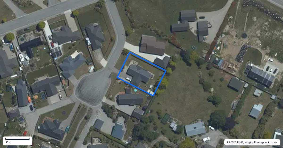 Property context map for 3 Criffel Place, Luggate, Wanaka