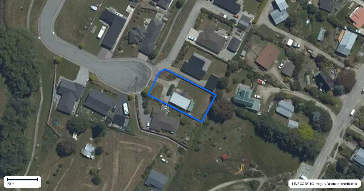 Property context map for 1 Alice Burn Drive, Luggate, Wanaka
