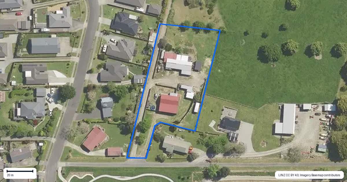 Property context map for 58A Conway Road, Paengaroa