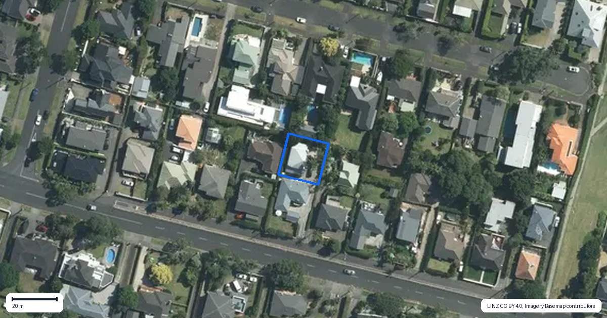Property context map for 118A Riddell Road, Glendowie, Auckland
