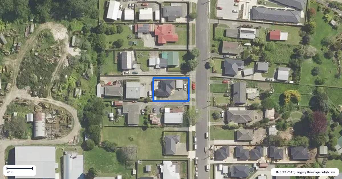 Property context map for 12 Seddon Street, Te Puke