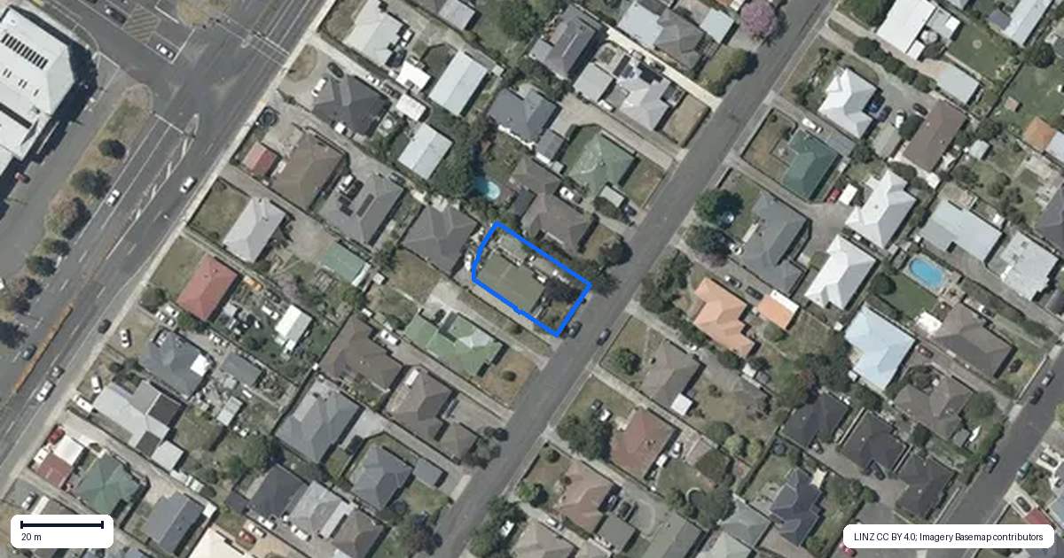 Property context map for 15 Flanders Avenue, Onekawa, Napier