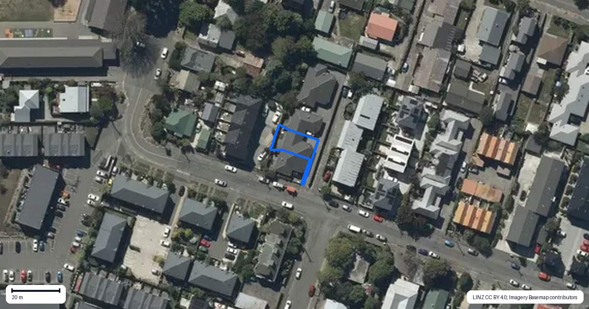 Property context map for 11A Buffon Street, Waltham, Christchurch