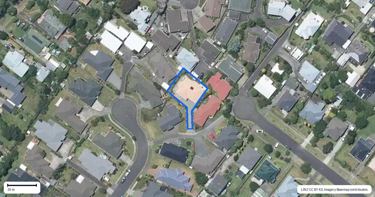 Property context map for 16 Gilligan Close, College Estate, Whanganui
