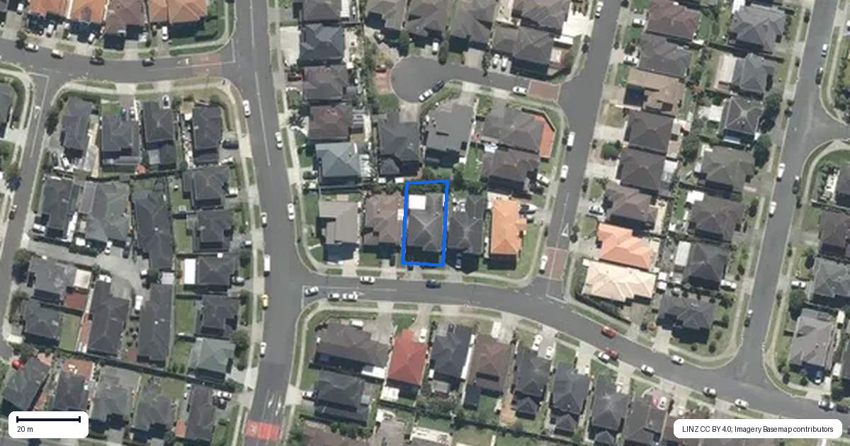 Property context map for 29 Plantation Avenue, Flat Bush, Auckland