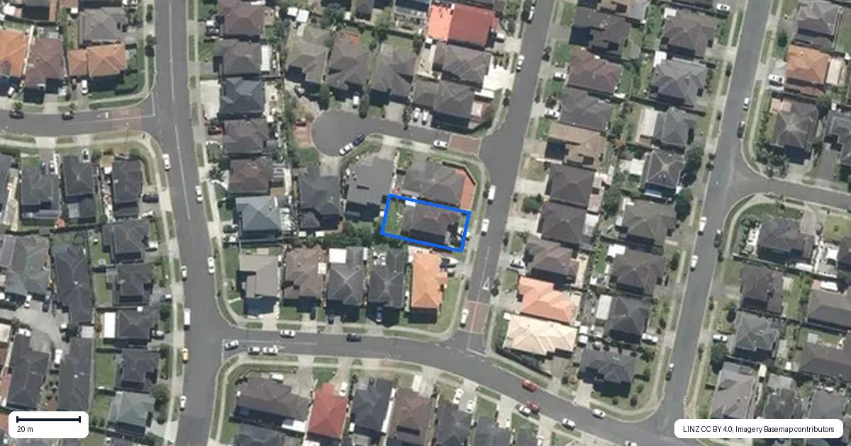 Property context map for 21 Heidi Crescent, Flat Bush, Auckland