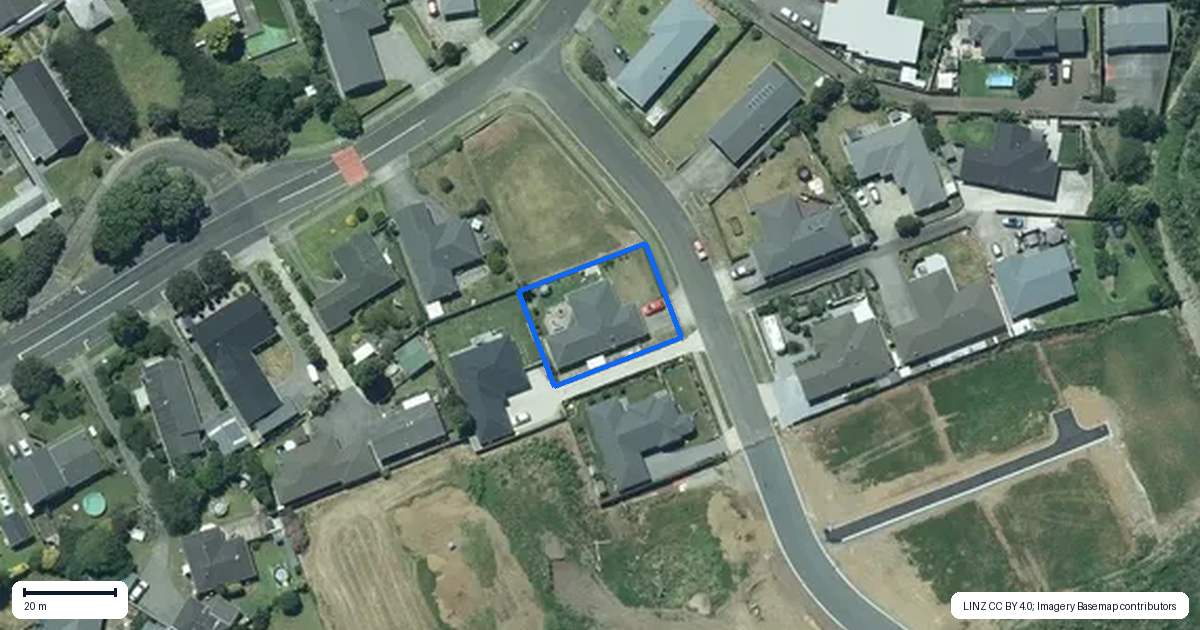 Property context map for 4 James Drive, Bell Block, New Plymouth