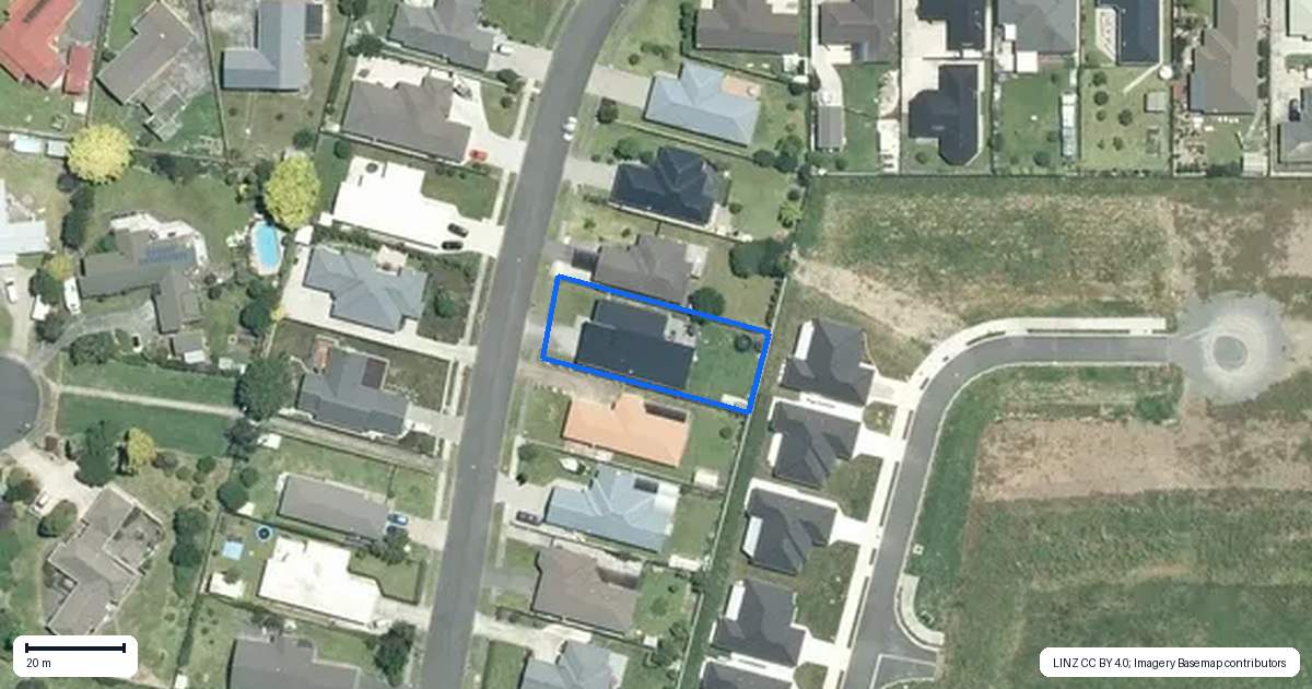 Property context map for 39 Benner Drive, Ngatea