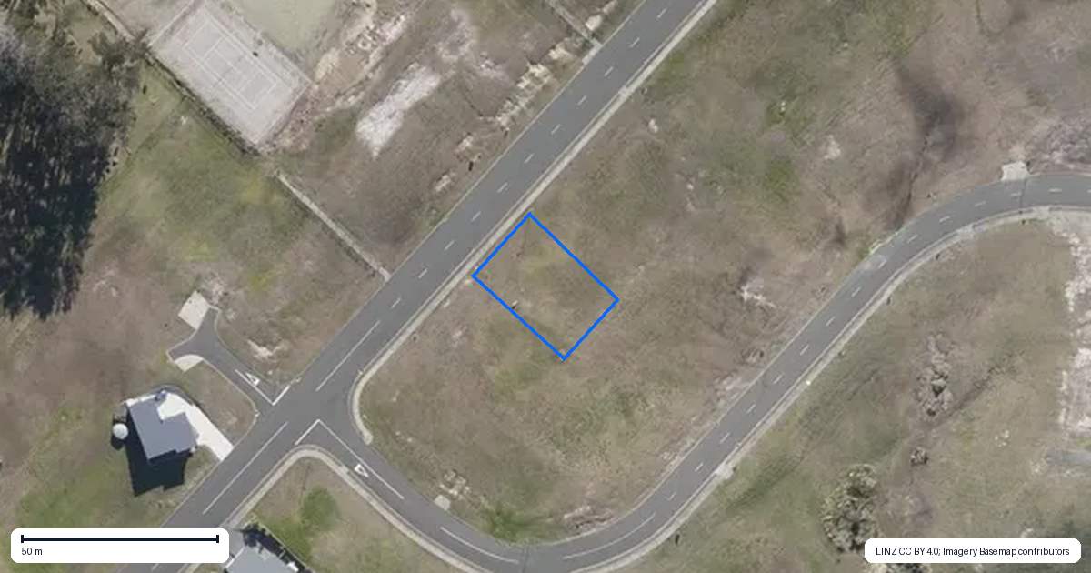 Property context map for 44 Carrington Drive, Karikari Peninsula