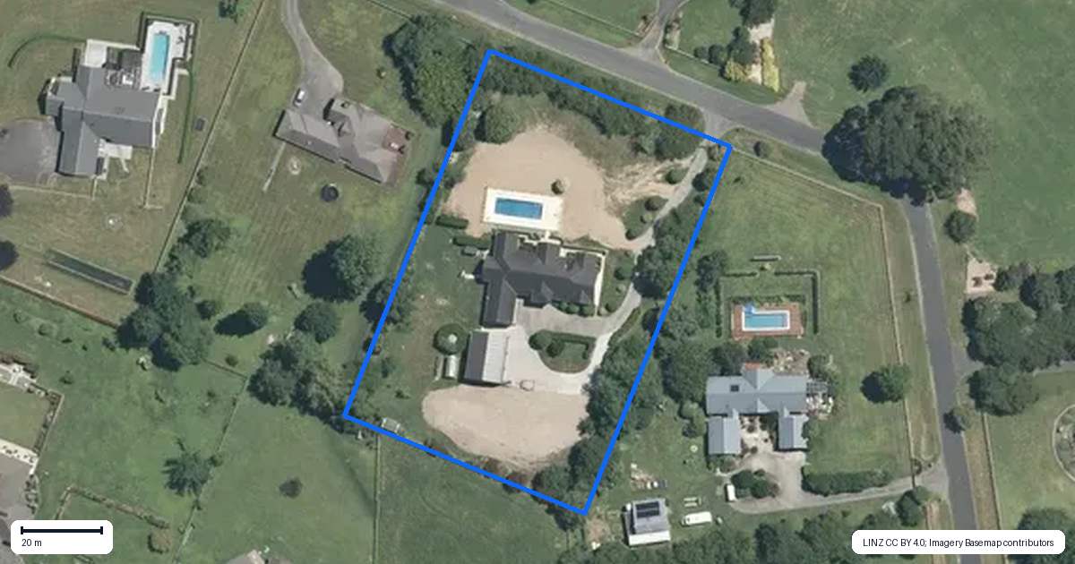 Property context map for 36 Everad Avenue, Matamata