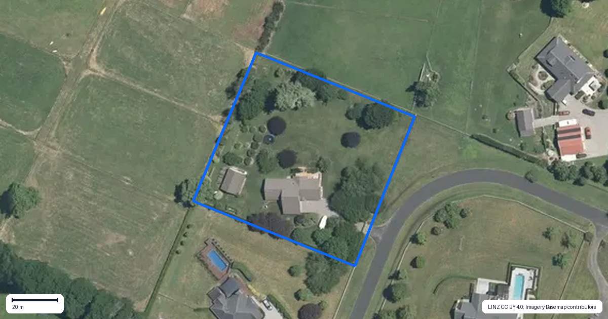 Property context map for 14 James Avenue, Matamata