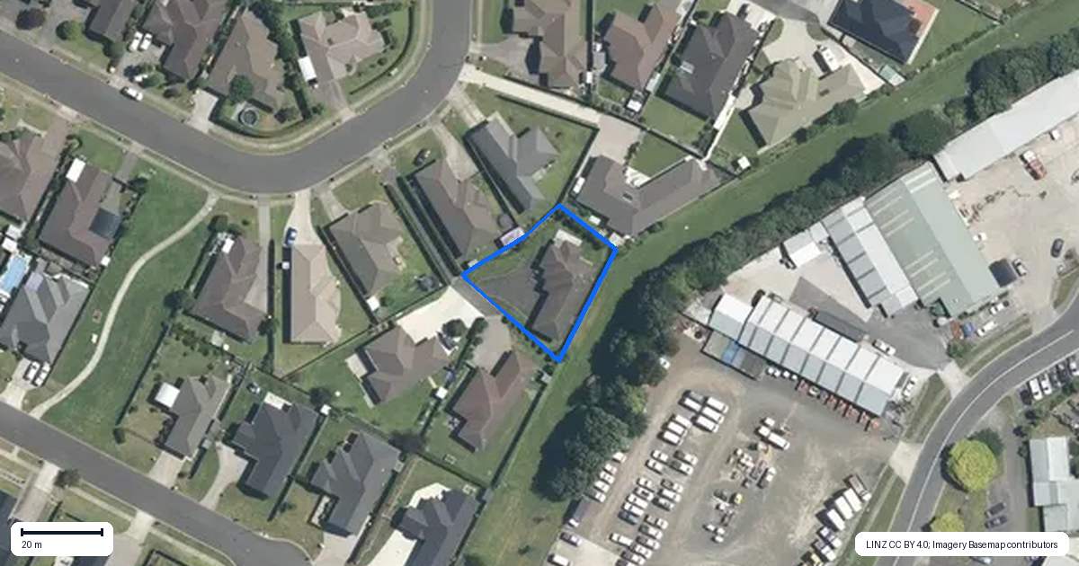 Property context map for 50 Matipo Street, Matamata