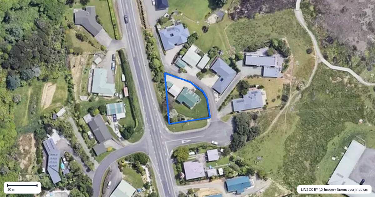 Property context map for 1 Brownlee Close, Havelock
