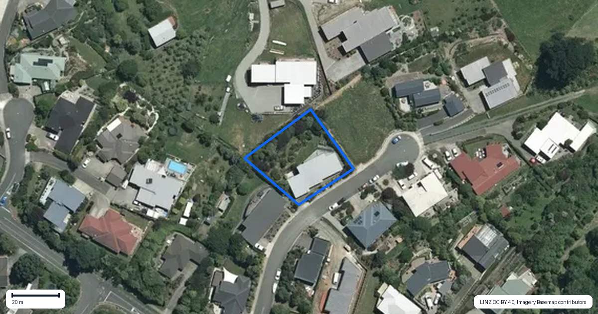 Property context map for 5 Blampied Place, Nelson South, Nelson