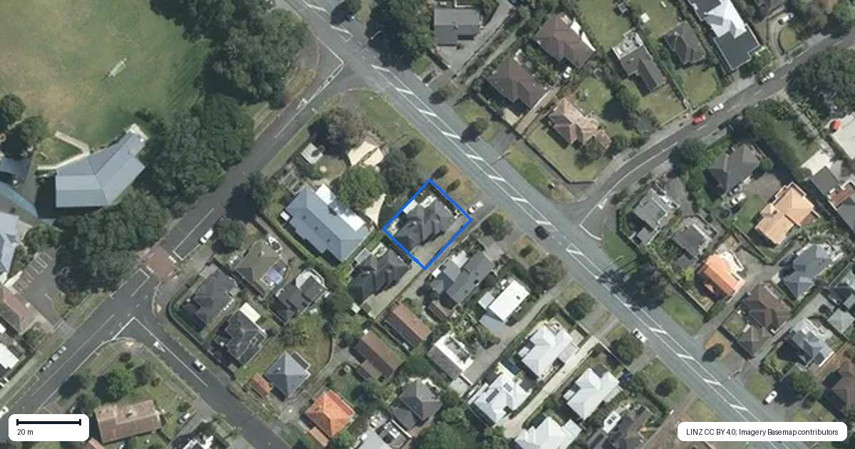 Property context map for 97 Coates Avenue, Orakei, Auckland