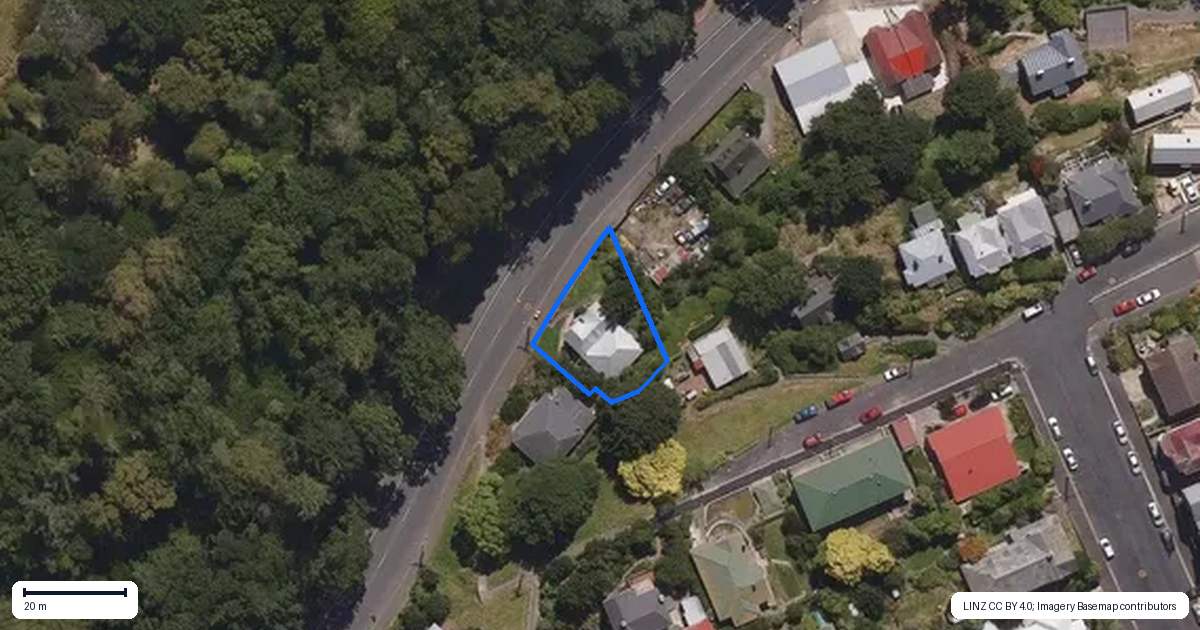 Property context map for 47 Serpentine Avenue, Dunedin Central, Dunedin