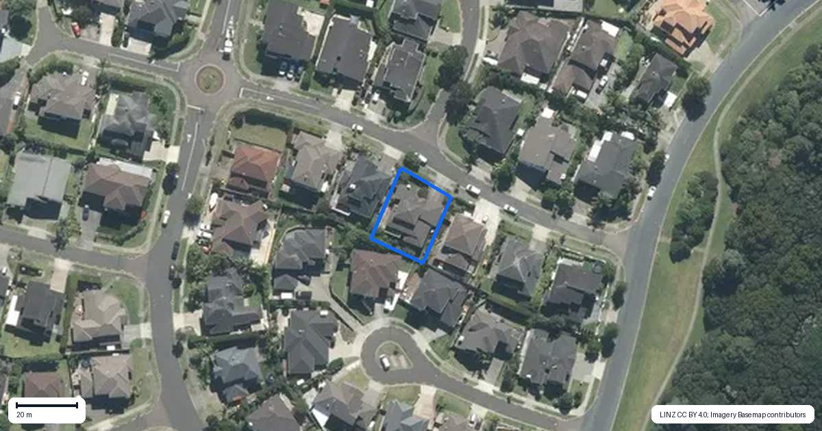 Property context map for 8 Hawkdun Drive, Flat Bush, Auckland