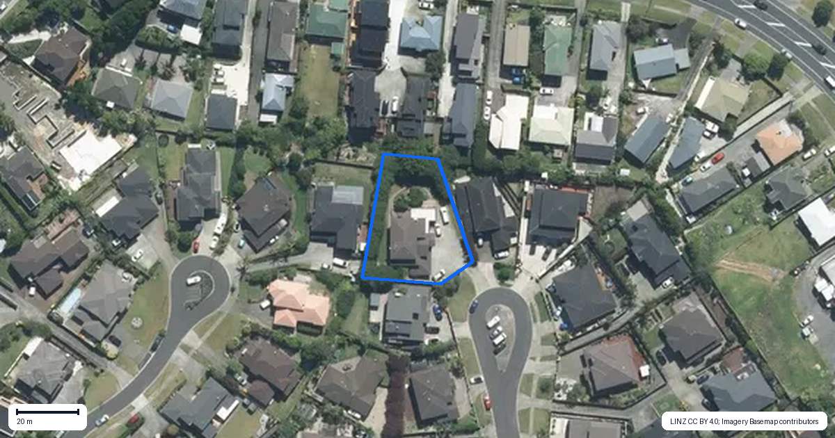 Property context map for 32 Kilkelly Avenue, Pinehill, Auckland