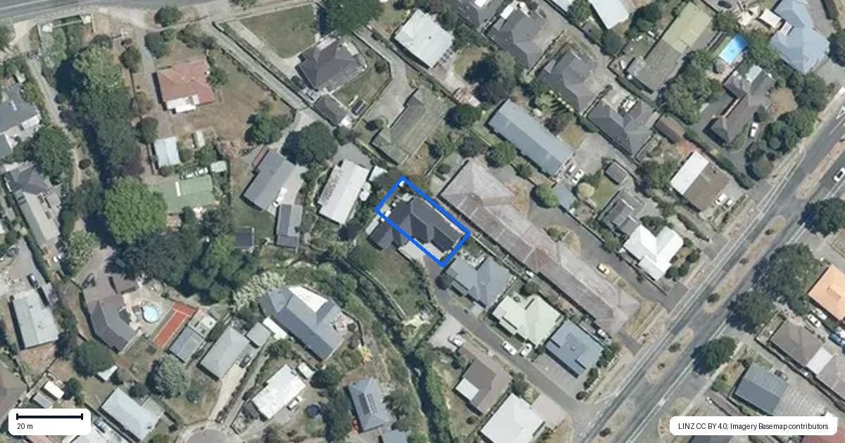 Property context map for 28A Middle Road, Havelock North