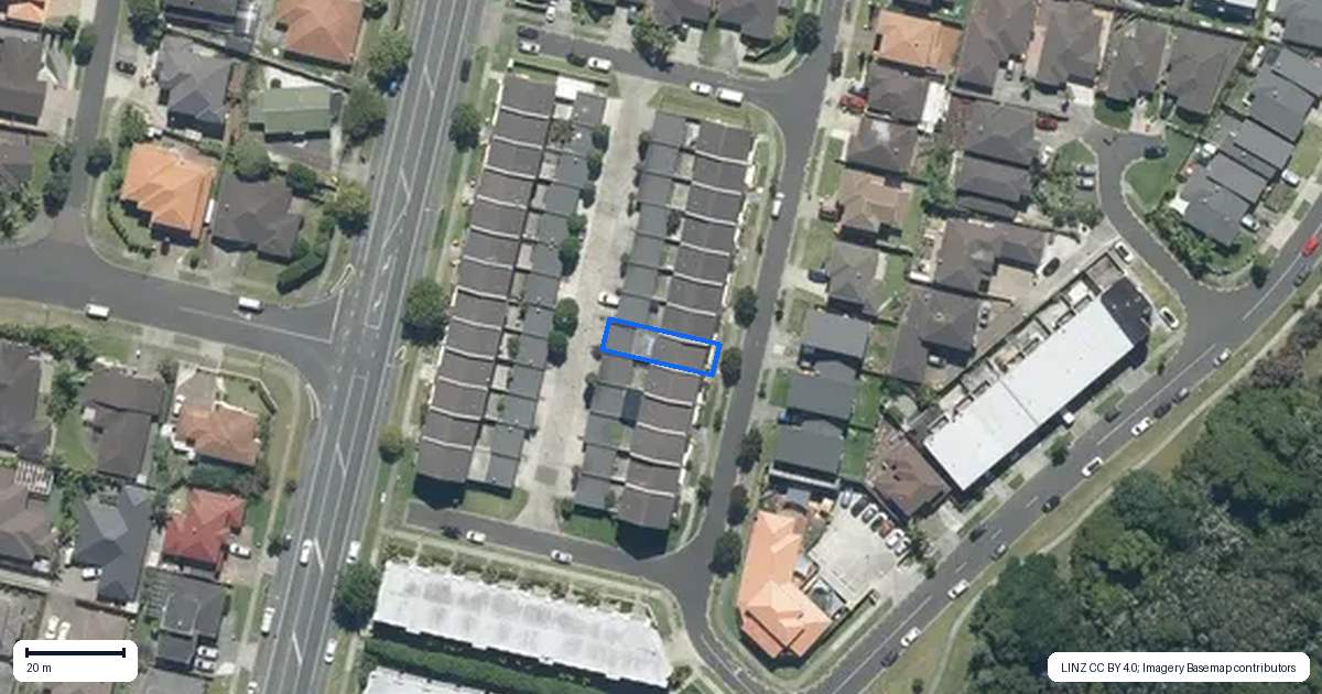 Property context map for 23 Manchester Drive, Flat Bush, Auckland