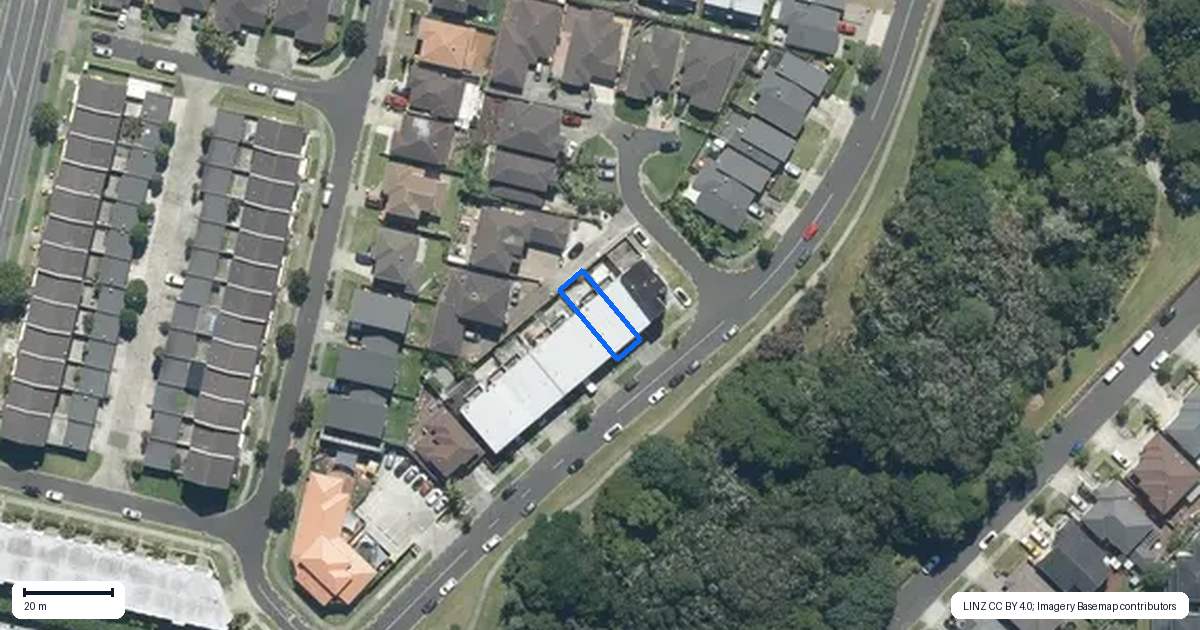 Property context map for 43 Norwood Drive, Flat Bush, Auckland