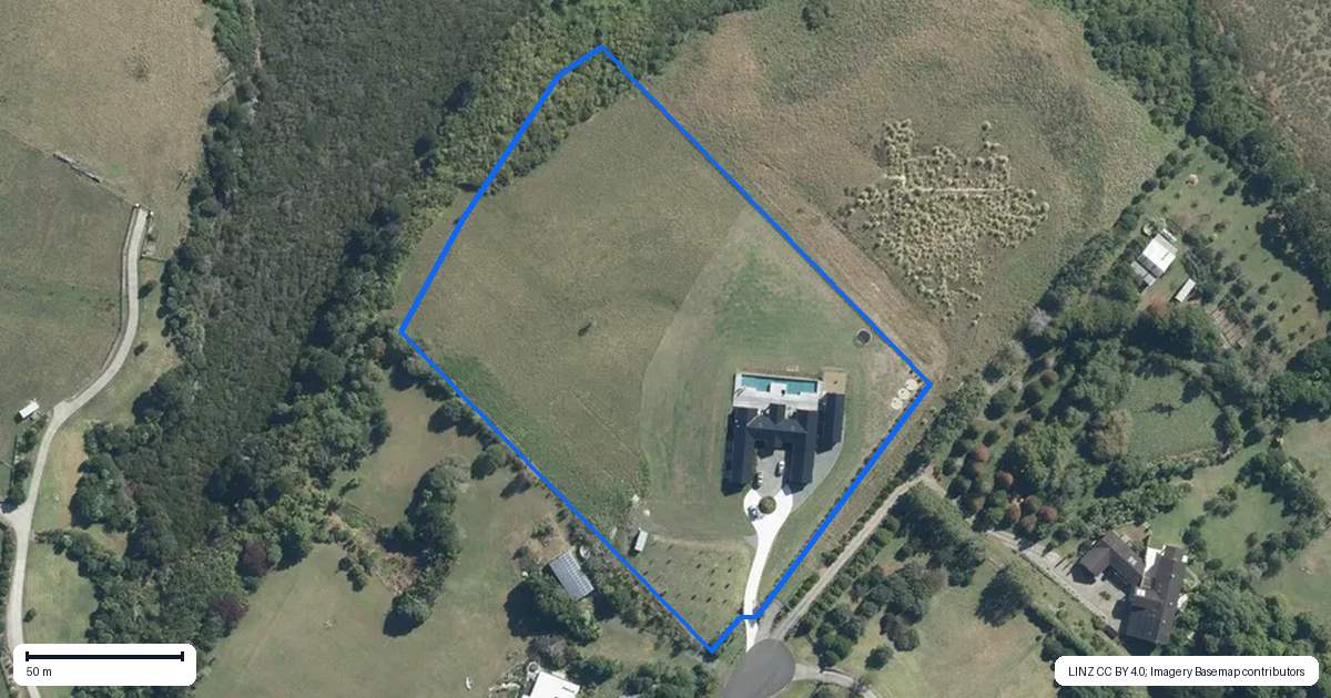 Property context map for 175 Lennon Access Road, Stillwater, Silverdale