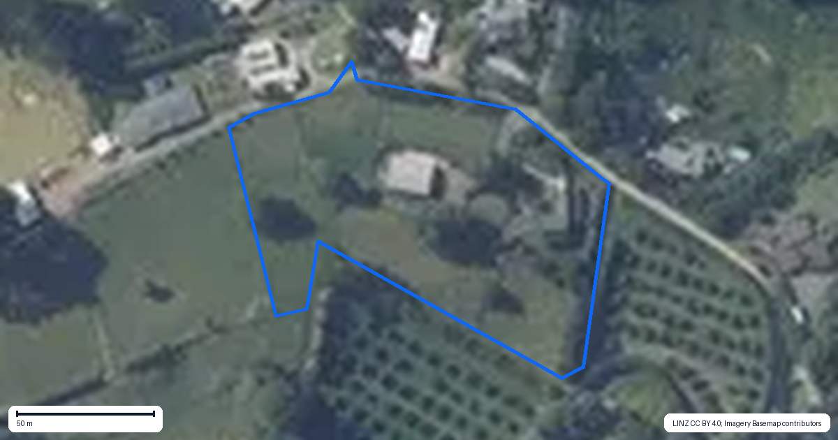 Property context map for 63C Lowe Road, Whakamarama