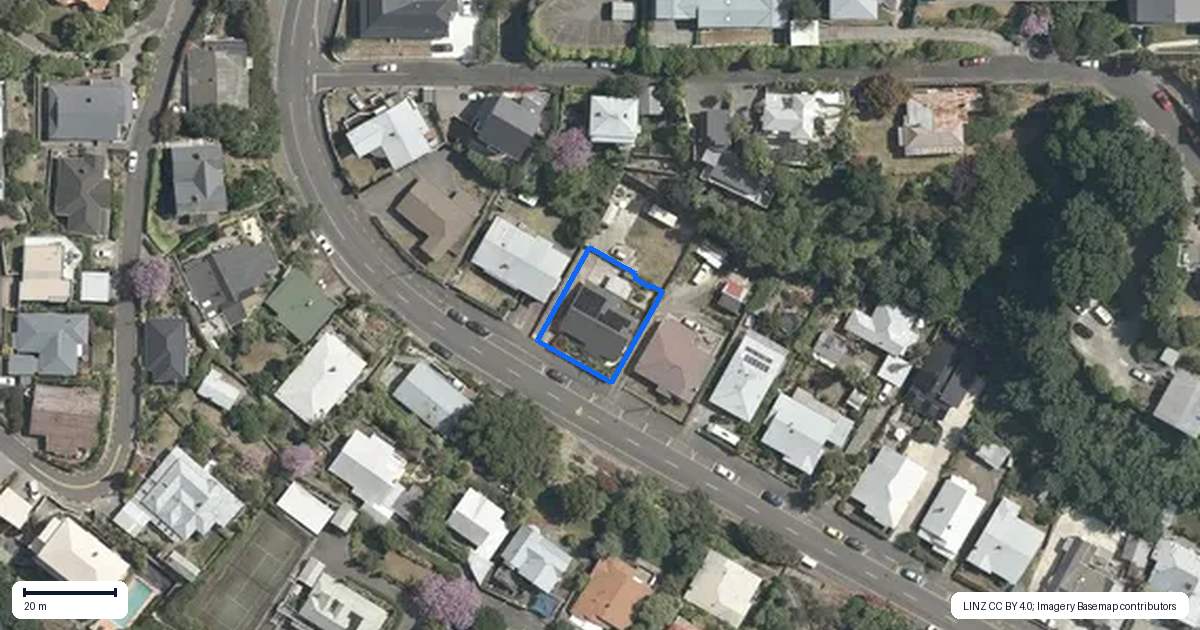 Property context map for 53 Shakespeare Road, Bluff Hill, Napier