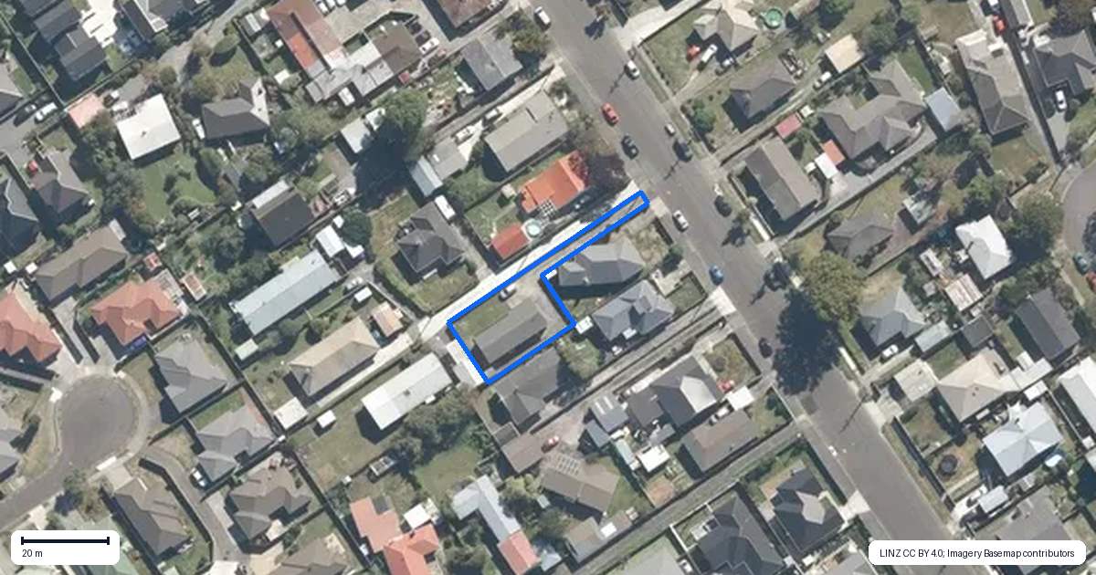 Property context map for 1/29 Merton Street, Trentham, Upper Hutt