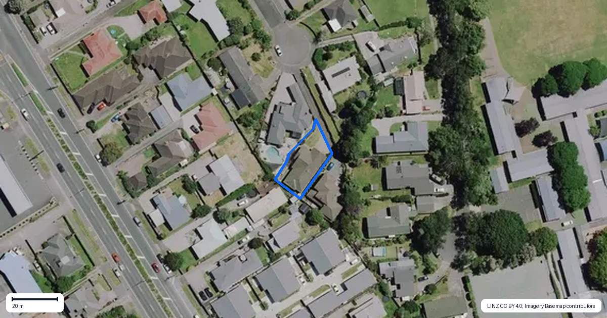 Property context map for 16 Gordon Street, Hillcrest, Hamilton