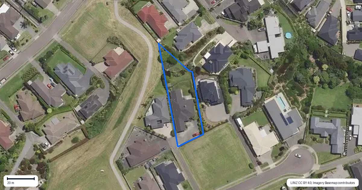 Property context map for 39 Holyoake Terrace, Omokoroa