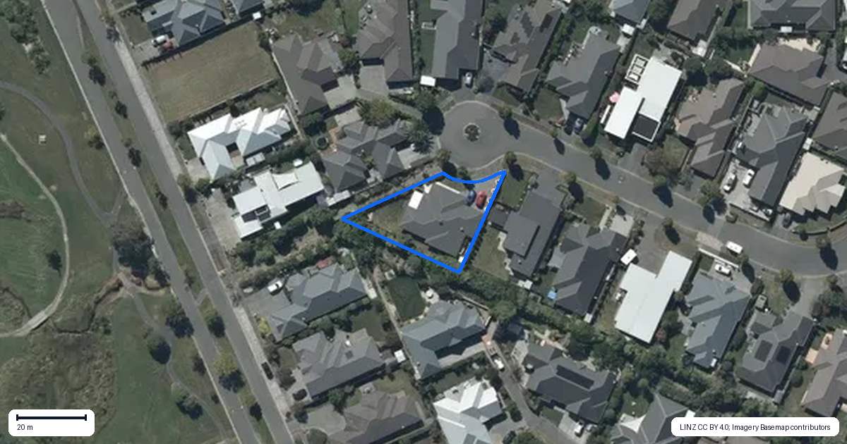 Property context map for 35 Cridland Place, Halswell, Christchurch
