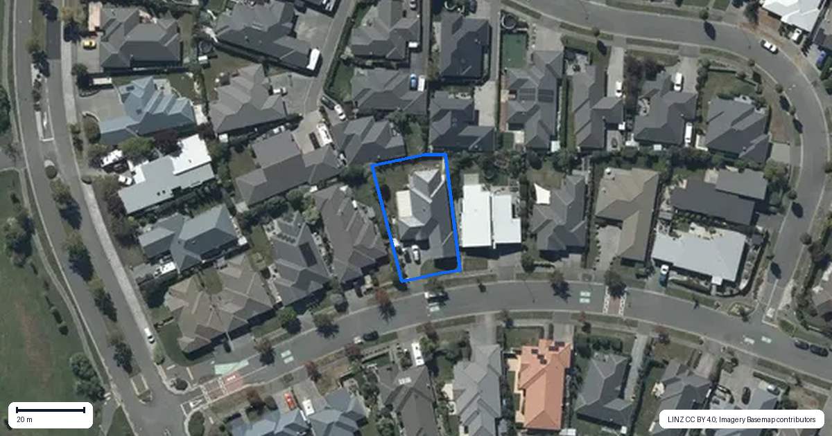 Property context map for 7 James Hight Drive, Halswell, Christchurch