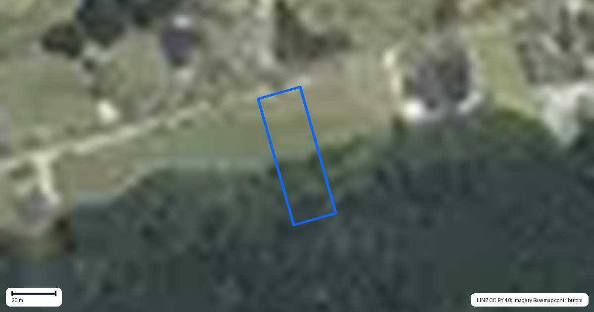 Property context map for 57 Pinehurst Drive, Pauanui
