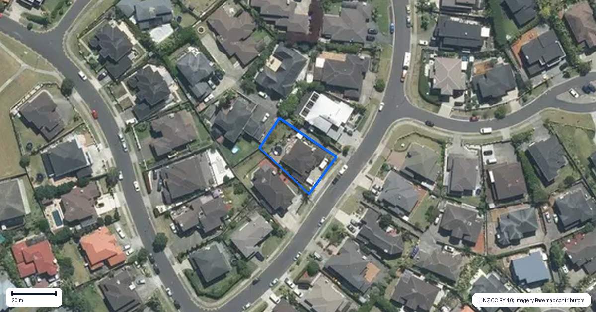 Property context map for 8 Kilkelly Avenue, Pinehill, Auckland