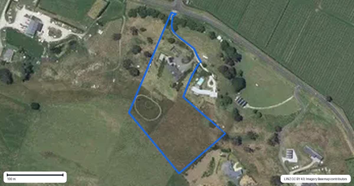 Property context map for 209A Rapanui Road, Westmere, Whanganui